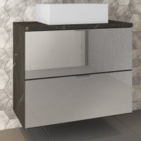 Gabinete para Banheiro Loft 80cm sem Cuba Móveis Bosi
