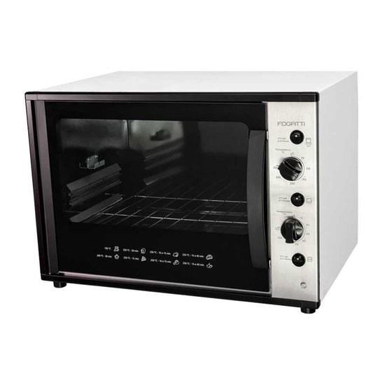 Forno Elétrico Bancada Smart 60s com Espeto Giratório Fogatti - 220V