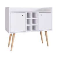 Aparador para sala de Estar Cefas 2 Portas Estilare Móveis - Branco