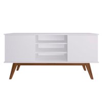 Rack para Sala de Estar 2 Portas Estilare Móveis - Branco