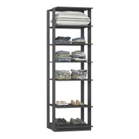 Guarda Roupa Closet com 5 preteleiras 70cm Espresso Be mobiliario - Expresso