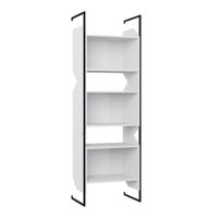 Estante Tripla com Suporte Be Mobiliario Soul - Branco TX