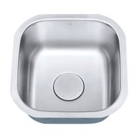 Cuba De Embutir Inox 1mm Escovado C115 40,6,5x40,6x20,3 Cm