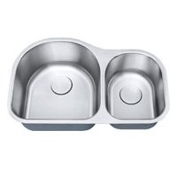 Cuba De Cozinha Aço Inox 1mm Escovado C205 78,2x49,5x22,8 Cm