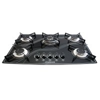 Fogão Cooktop 5 Bocas Tripla Chama Safanelli