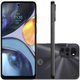 Celular Motorola Moto G22 Preto 128GB Tela 6.5" 4GB RAM Câmera Quádrupla 50MP + 8MP + 2MP + 2MP