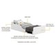 Cama Infantil Montessoriana p/ colchão 70 x 150 cm 100% MDF Multimóveis FG2379 Branca