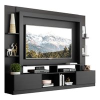 Estante para TV até 65" Multimóveis Oslo FG3395 Preta