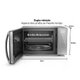 Micro-ondas Panasonic Tecnologia Dupla Refeição 34 Litros Inox 110V NN-ST67LSRUN