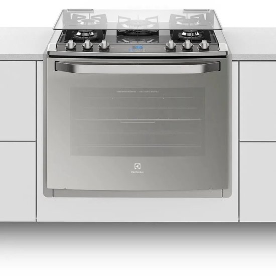 Fogão De Embutir Electrolux 76EXV 5 Queimadores Prata 110V 33051EBA188