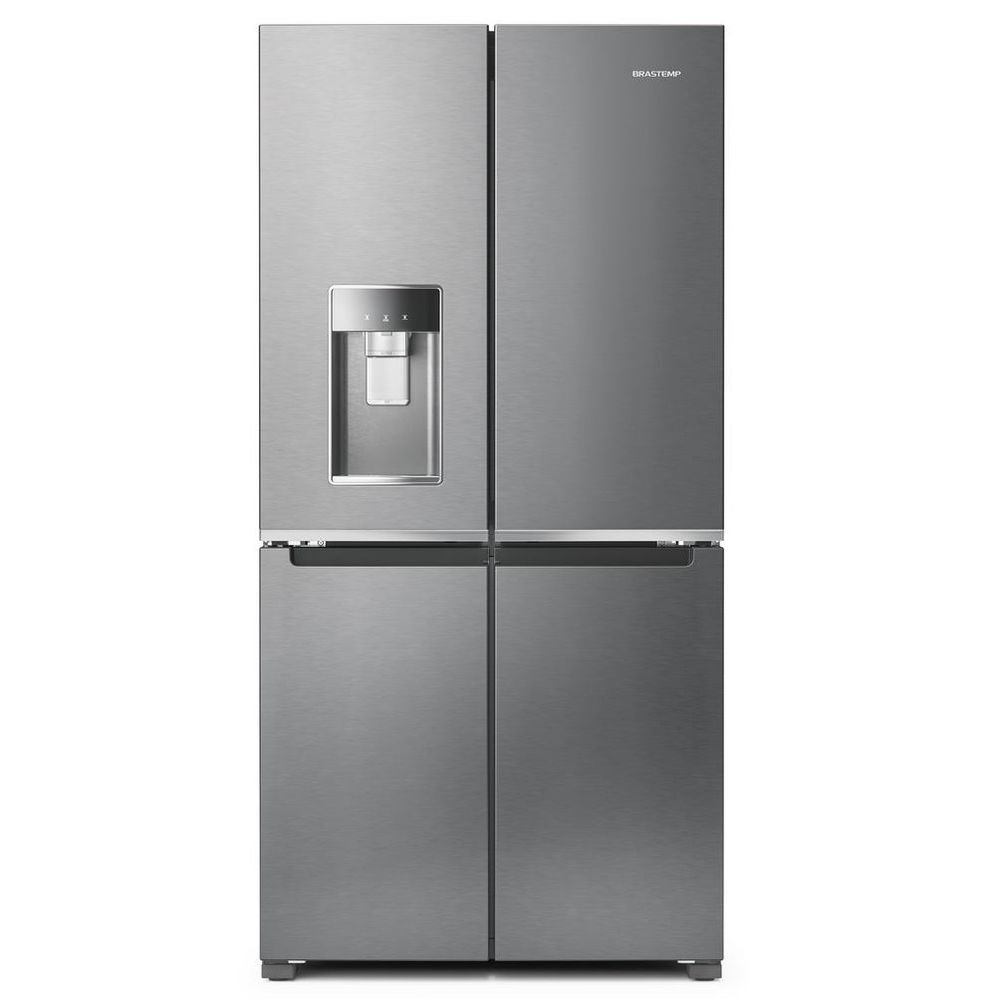 Geladeira Brastemp Inverse 4 Frost Free 543 litros cor Inox com Convertible Space - BRO90AK