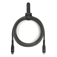 Cabo USB-C Para Lightning Handz, 1,5m, Nylon 500D, Preto, UC-LC