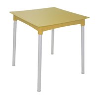 Mesa Quadrada Diana Amarela 70x70x75 cm Tramontina 92352000