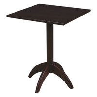 Mesa de Madeira Tauarí Tramontina 60 x 60 x 75 cm Castanho Escuro London 4 Lugares