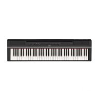 Piano Digital P 121 B Preto 73 Teclas com Fonte e Pedal Sustain Yamaha