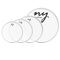 Kit de Peles para Bateria 12, 13, 16, 20 Clear Transparente New York