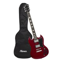 Kit Guitarra Elétrica TEG 340 Vermelho com Capa Thomaz