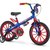 Bicicleta Infantil Aro 16 Com Rodinhas Menino Capitão América - Nathor