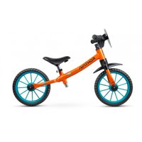Bicicleta Infantil Aro 12 Sem Pedal Balance Bike Rocket Nathor - Laranja