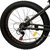 Bicicleta Fat Bike Pneu Largo Aro 26 21V Shimano Cinza com Capacete e Bolsa