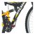 Bicicleta Polimet Full Suspension Kanguru Quadro 19/Aro 26/18 Velocidades Preta 7001