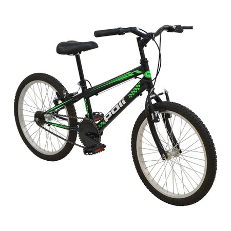 Bicicleta Polimet MTB Poli Podium Quadro 11/Aro 20 Preto/Verde 7300