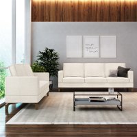 Conjunto Sofás 3 e 2 Lugares Aspen Casa de Pedras Estofados