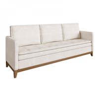 Conjunto Sofá 3 Lugares e Poltronas Inga Casa de Pedra Estofados