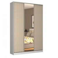 Guarda Roupa Closet Bigg 3 Portas 1 Espelho Nova Mobile