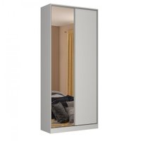 Guarda Roupa Closet Moon 2 Portas Com 1 Espelho Nova Mobile