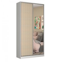 Guarda Roupa Closet Magic 2 Portas Com 1 Espelho Nova Mobile
