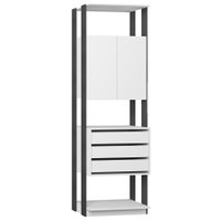 Módulo Closet 2 Portas e 3 Gavetas Be Mobiliario