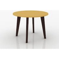 Mesa de Centro Redonda Retrô em MDP Movelbento