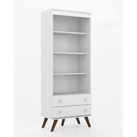 Estante Retrô com 2 Gavetas Movelbento