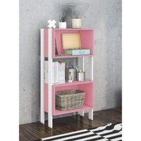 Estante para Livros com 2 Nichos Retrô Movelbento