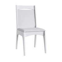 Conjunto de 2 Cadeiras Mdf Estofadas Móveis Canção