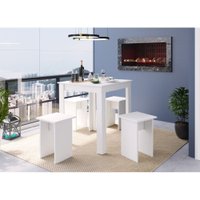 Conjunto Mesa e Banqueta Amalfi Art In Móveis