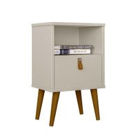 Mesa de Cabeceira Retrô 1 Gaveta Búzios Linea Brasil