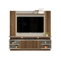 Conjunto para TV até 60 Polegadas Rack Leblon e Painel Aurora com Fita LED Linea Brasil