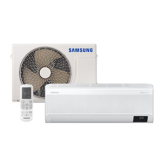 Ar Condicionado Split Inverter Samsung WindFree 9000 BTUs Quente/Frio AR09TSHCBWKNAZ
