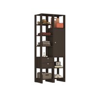 Small Closet Yes Com 2 Gavetas Porta e 8 Prateleiras Nova Mobile