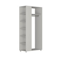 Closet Com 1 Cabideiro e 7 Nichos Nova Mobile