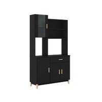 Balcão Kit Multiuso 1100x1940x400mm Legno Movelbento