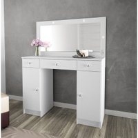 Penteadeira com 3 Gavetas e 2 Portas MSM442 Movelbento