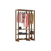 Smart Closet Yes Com 2 Cabideiros e 6 Prateleiras Nova Mobile