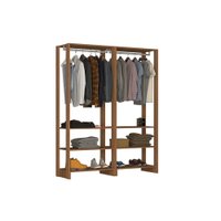 Closet Yes Com 2 Cabideiros e 6 Prateleiras Nova Mobile
