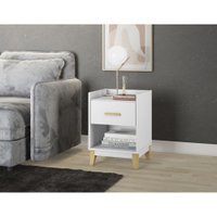 Mesa De Cabeceira 400x560x385mm Legno Movelbento