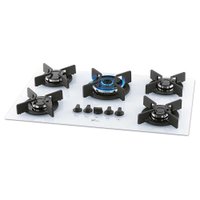 Cooktop a Gás 5 Bocas Fischer Mesa de Vidro Infinity
