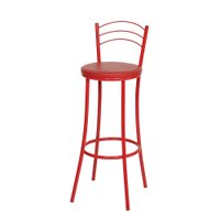 Kit 2 Banquetas Fixas BP26A de Metal e Assento Espuma D15 Treparoni