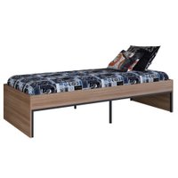 Cama Solteiro Artetube Com Estrutura de Aço 193X83 Art in Móveis